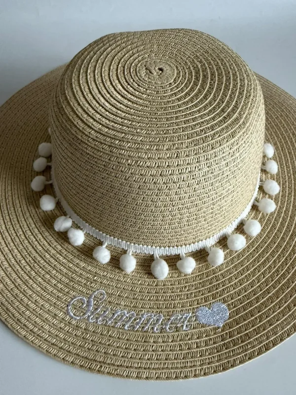 The Child Pom Pom Sunhat - Summer<Boutique Bonita Outlet