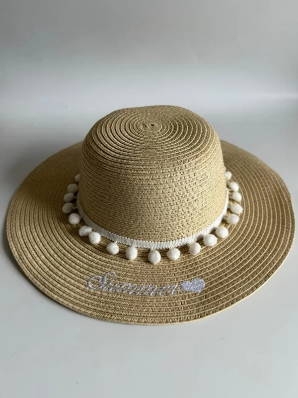 The Child Pom Pom Sunhat - Summer<Boutique Bonita Outlet