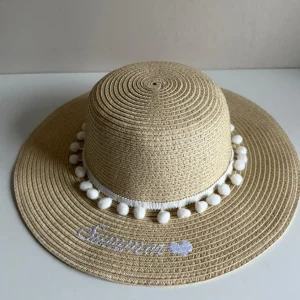 The Child Pom Pom Sunhat - Summer<Boutique Bonita Outlet