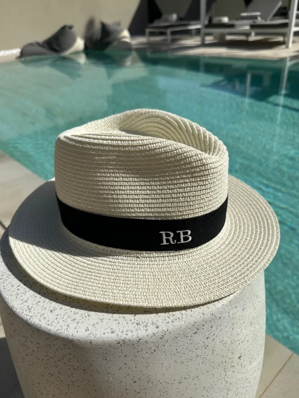 The Classic Fedora - Cream with Black Band<Boutique Bonita Sale