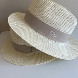 The Classic Fedora - Cream with Taupe Band<Boutique Bonita Outlet