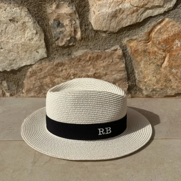 The Classic Fedora - Cream with Black Band<Boutique Bonita Sale