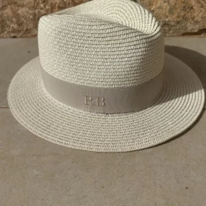 The Classic Fedora - Cream with Taupe Band<Boutique Bonita Outlet