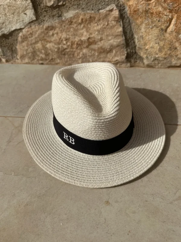 The Classic Fedora - Cream with Black Band<Boutique Bonita Sale
