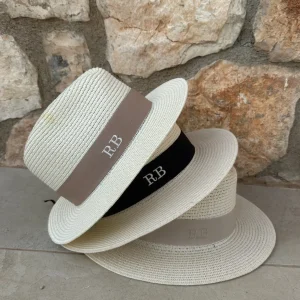 The Classic Fedora - Cream with Taupe Band<Boutique Bonita Outlet