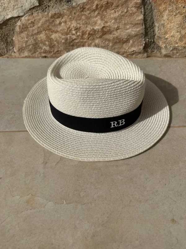 The Classic Fedora - Cream with Black Band<Boutique Bonita Sale