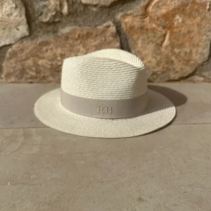 The Classic Fedora - Cream with Taupe Band<Boutique Bonita Outlet