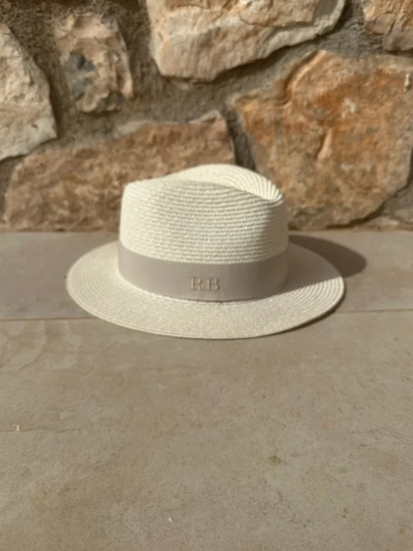 The Classic Fedora - Cream with Taupe Band<Boutique Bonita Outlet