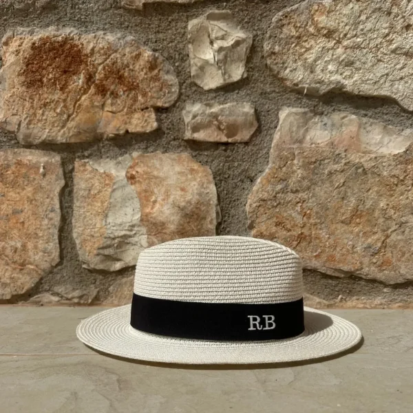 The Classic Fedora - Cream with Black Band<Boutique Bonita Sale