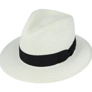 The Classic Fedora - Cream with Black Band<Boutique Bonita Sale