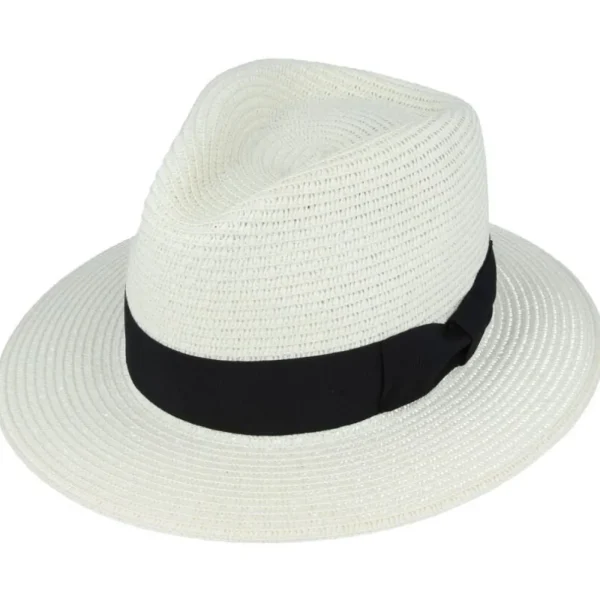 The Classic Fedora - Cream with Black Band<Boutique Bonita Sale