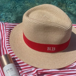 The Classic Fedora - Natural with Red Band<Boutique Bonita New
