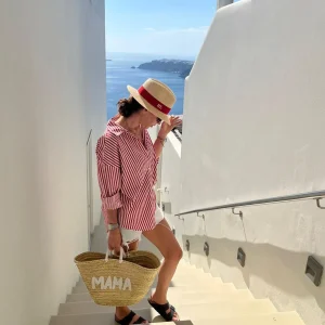 The Classic Fedora - Natural with Red Band<Boutique Bonita New