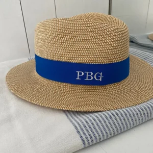 The Classic Fedora - Natural with Blue<Boutique Bonita Clearance