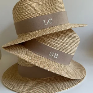 The Classic Fedora - Natural with Camel Band<Boutique Bonita Online