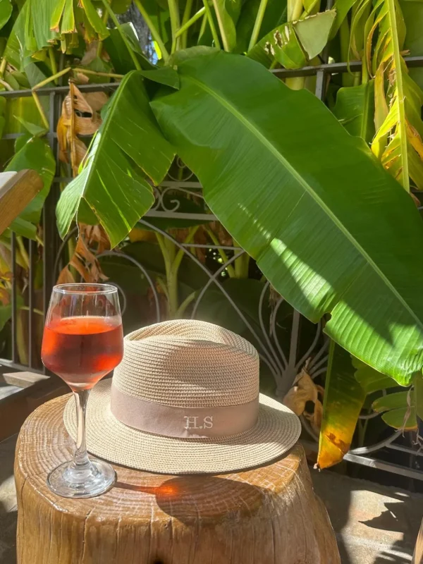 The Classic Fedora - Natural with Camel Band<Boutique Bonita Online