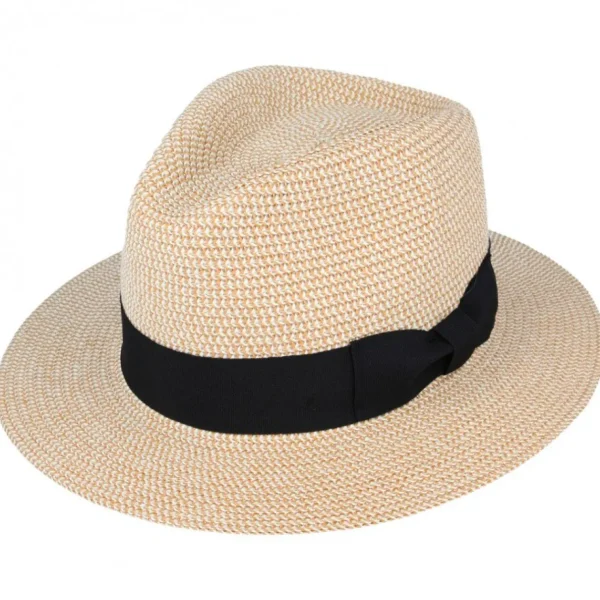 The Classic Fedora - Natural with Black Band<Boutique Bonita Outlet