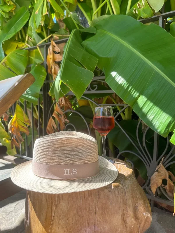 The Classic Fedora - Natural with Camel Band<Boutique Bonita Online
