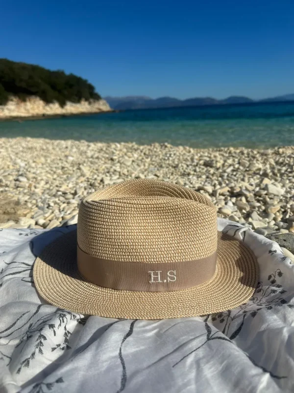 The Classic Fedora - Natural with Camel Band<Boutique Bonita Online