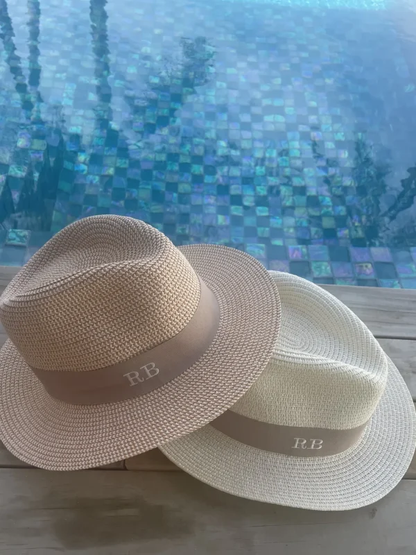 The Classic Fedora - Natural with Camel Band<Boutique Bonita Online