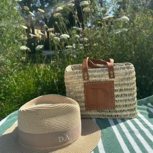 The Classic Fedora - Natural with Camel Band<Boutique Bonita Online