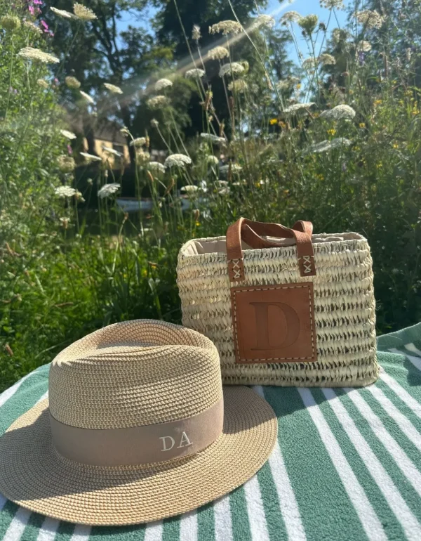 The Classic Fedora - Natural with Camel Band<Boutique Bonita Online