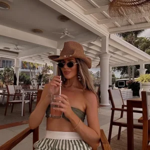 The cowboy hat with shell band<Boutique Bonita Hot