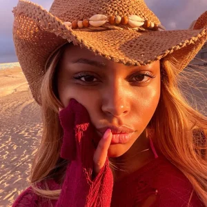 The cowboy hat with shell band<Boutique Bonita Hot