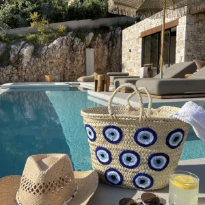 The Evil Eye Basket Large (Multiple Eyes)<Boutique Bonita Online