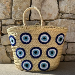 The Evil Eye Basket Large (Multiple Eyes)<Boutique Bonita Online