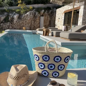 The Evil Eye Basket Large (Multiple Eyes)<Boutique Bonita Online