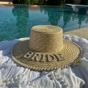 The Luxury Pearl Bride Boater<Boutique Bonita Clearance