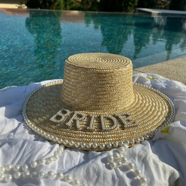 The Luxury Pearl Bride Boater<Boutique Bonita Clearance