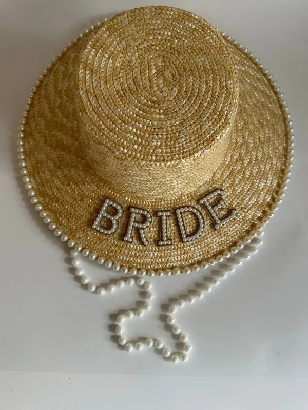 The Luxury Pearl Bride Boater<Boutique Bonita Clearance
