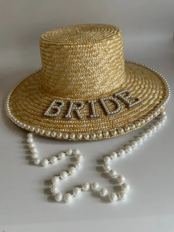 The Luxury Pearl Bride Boater<Boutique Bonita Clearance