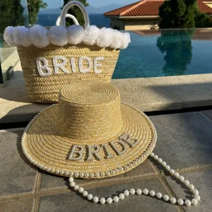 The Luxury Pearl Bride Boater<Boutique Bonita Clearance