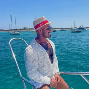 The Men's Classic Summer Fedora - Natural with Red Band<Boutique Bonita Outlet