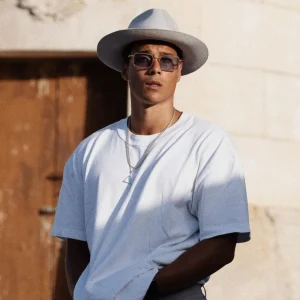 The Men's Stiff Brim Wool Fedora - Powder Grey<Boutique Bonita Outlet