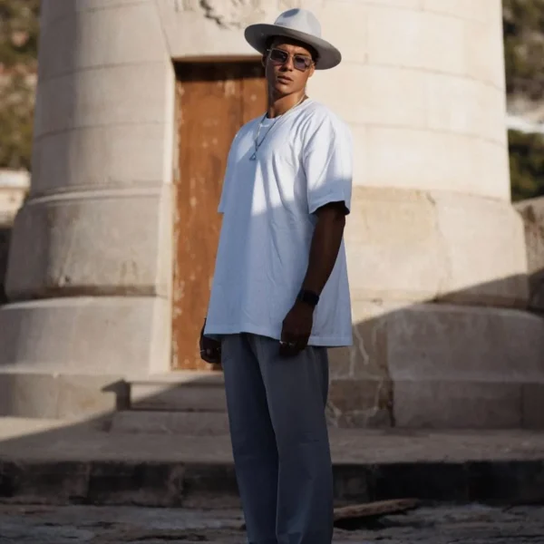 The Men's Stiff Brim Wool Fedora - Powder Grey<Boutique Bonita Outlet