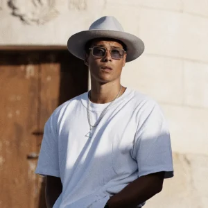 The Men's Stiff Brim Wool Fedora - Powder Grey<Boutique Bonita Outlet