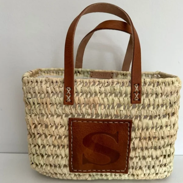 The Mini Leather Letter Shopper<Boutique Bonita Best