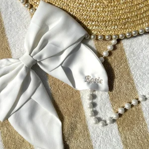 The Personalised White Bow<Boutique Bonita Hot