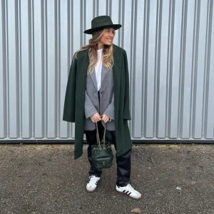 The Stiff Brim Wool Fedora - Green<Boutique Bonita Clearance
