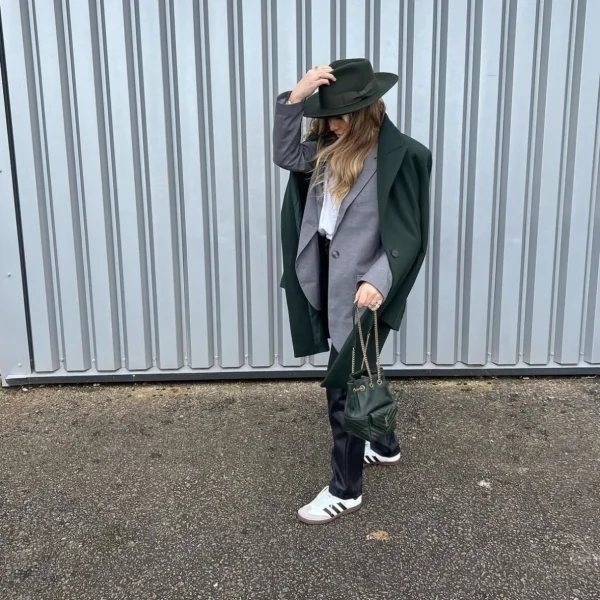 The Stiff Brim Wool Fedora - Green<Boutique Bonita Clearance