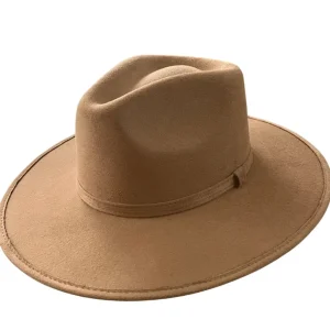 Vegan Suede Unisex Rancher Hat - Tan<Boutique Bonita Online