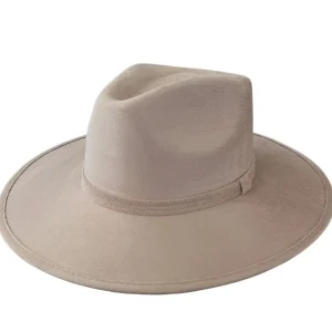 Vegan Suede Unisex Rancher Hat - Taupe<Boutique Bonita New