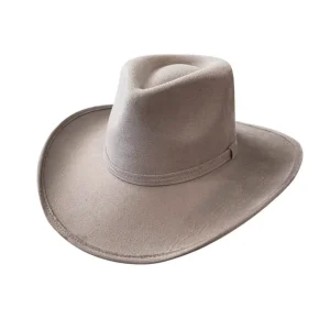Vegan Suede Unisex Rancher Cowboy Hat - Taupe<Boutique Bonita Fashion