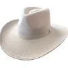 Vegan Suede Unisex Rancher Cowboy Hat - Ivory<Boutique Bonita Outlet