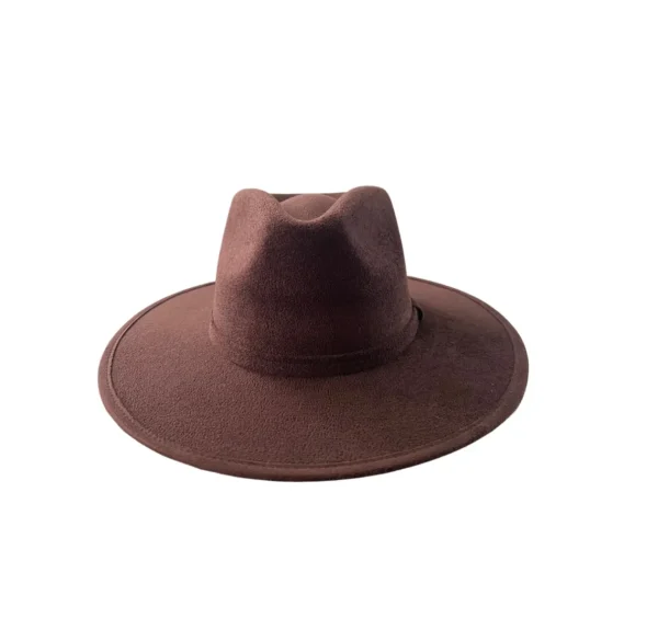 Vegan Suede Unisex Rancher Hat - Chocolate<Boutique Bonita Best