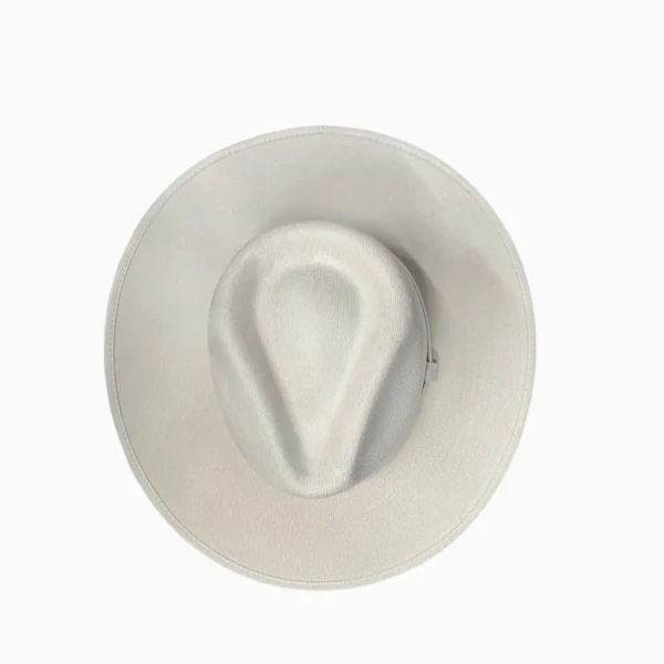 Vegan Suede Unisex Rancher Hat - Ivory<Boutique Bonita New